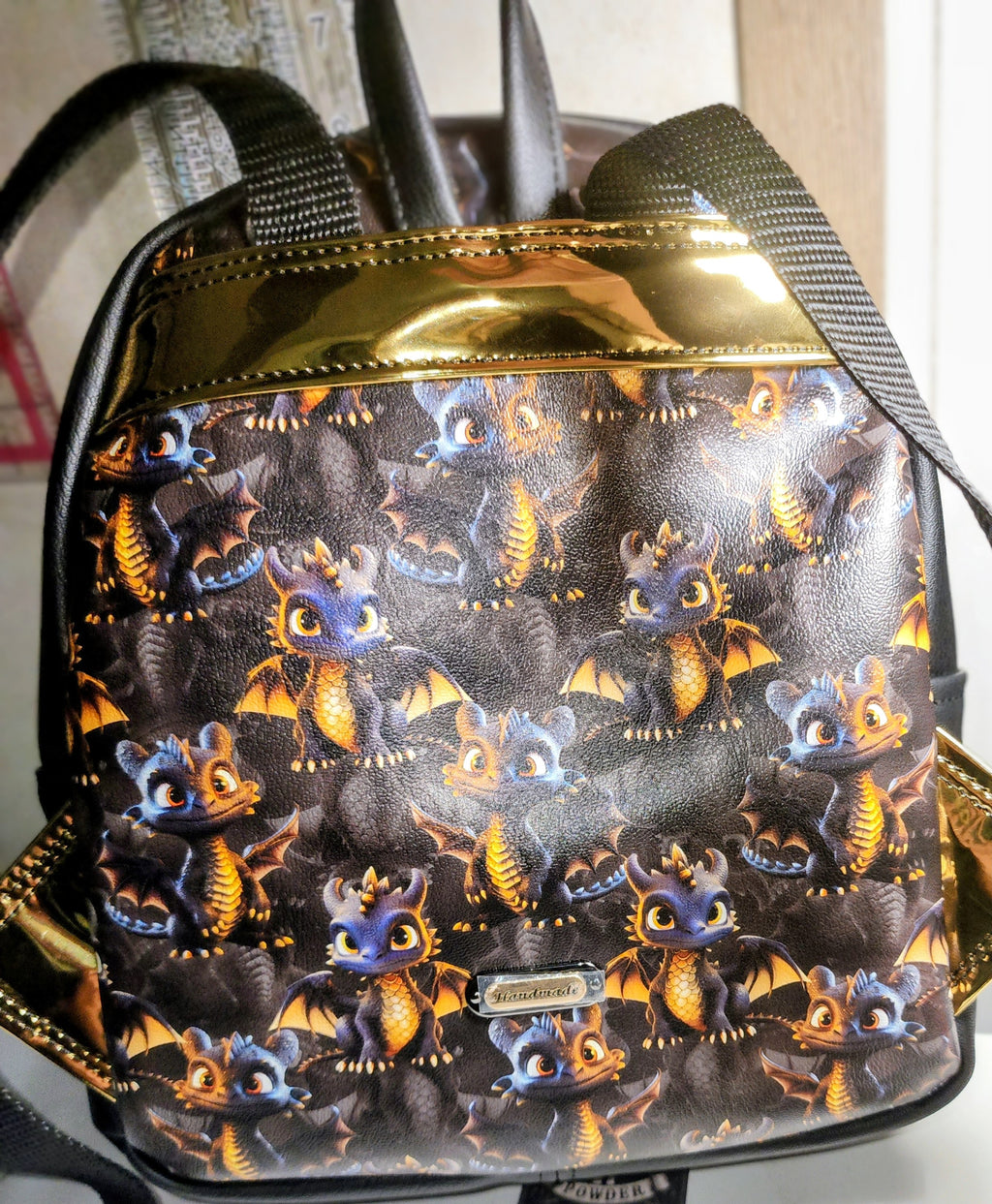 Dragon backpack and wallet combo